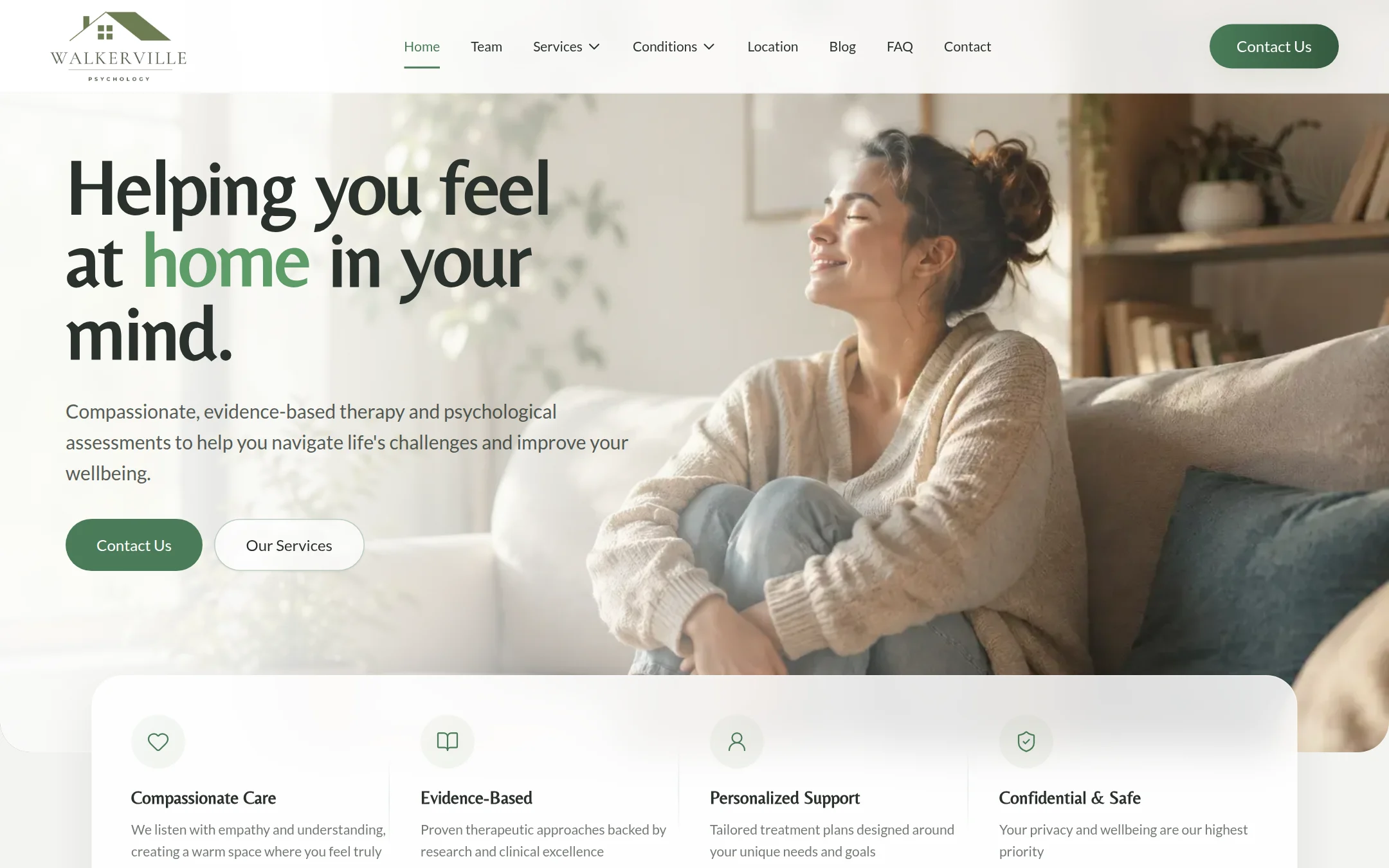 Walkerville Psychology website